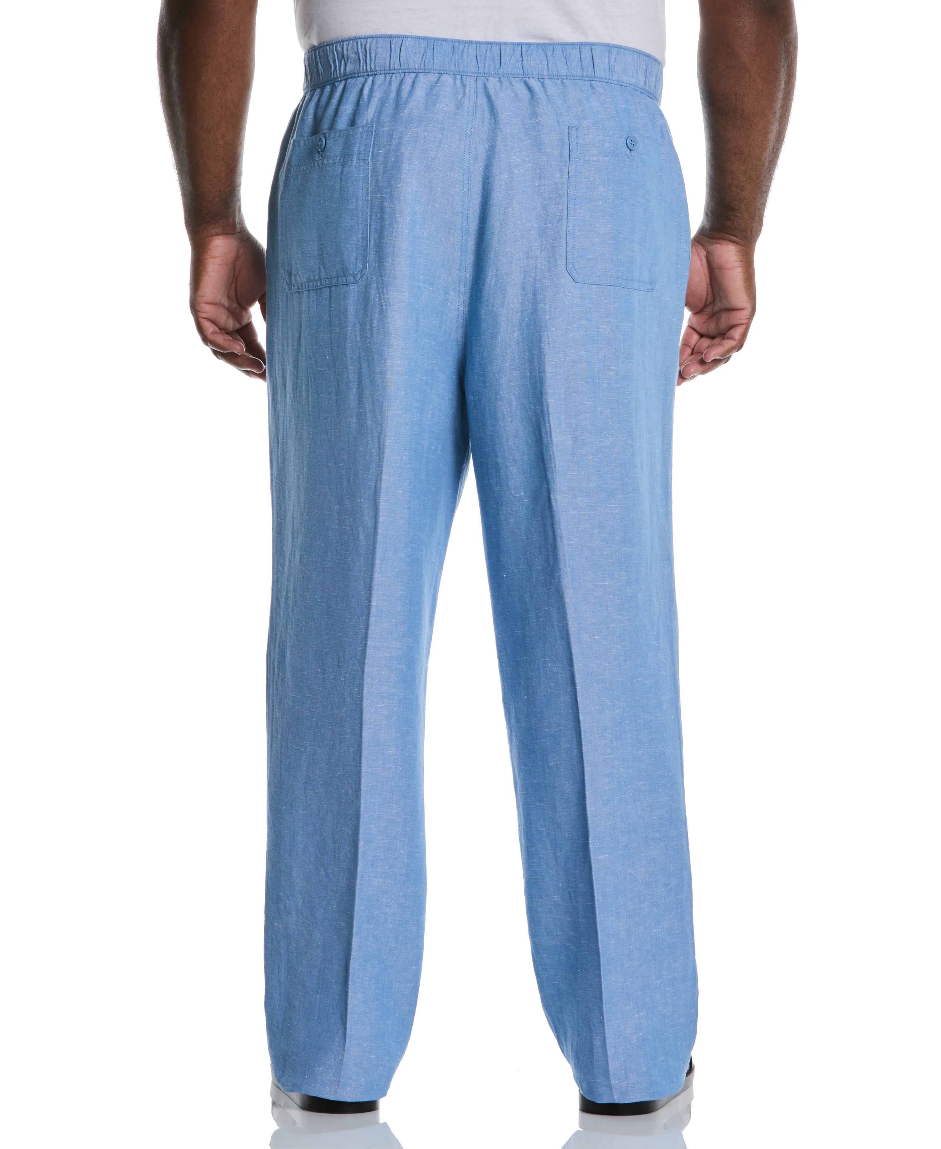Big & Tall Linen-Blend Core Drawstring Pants - Image 32