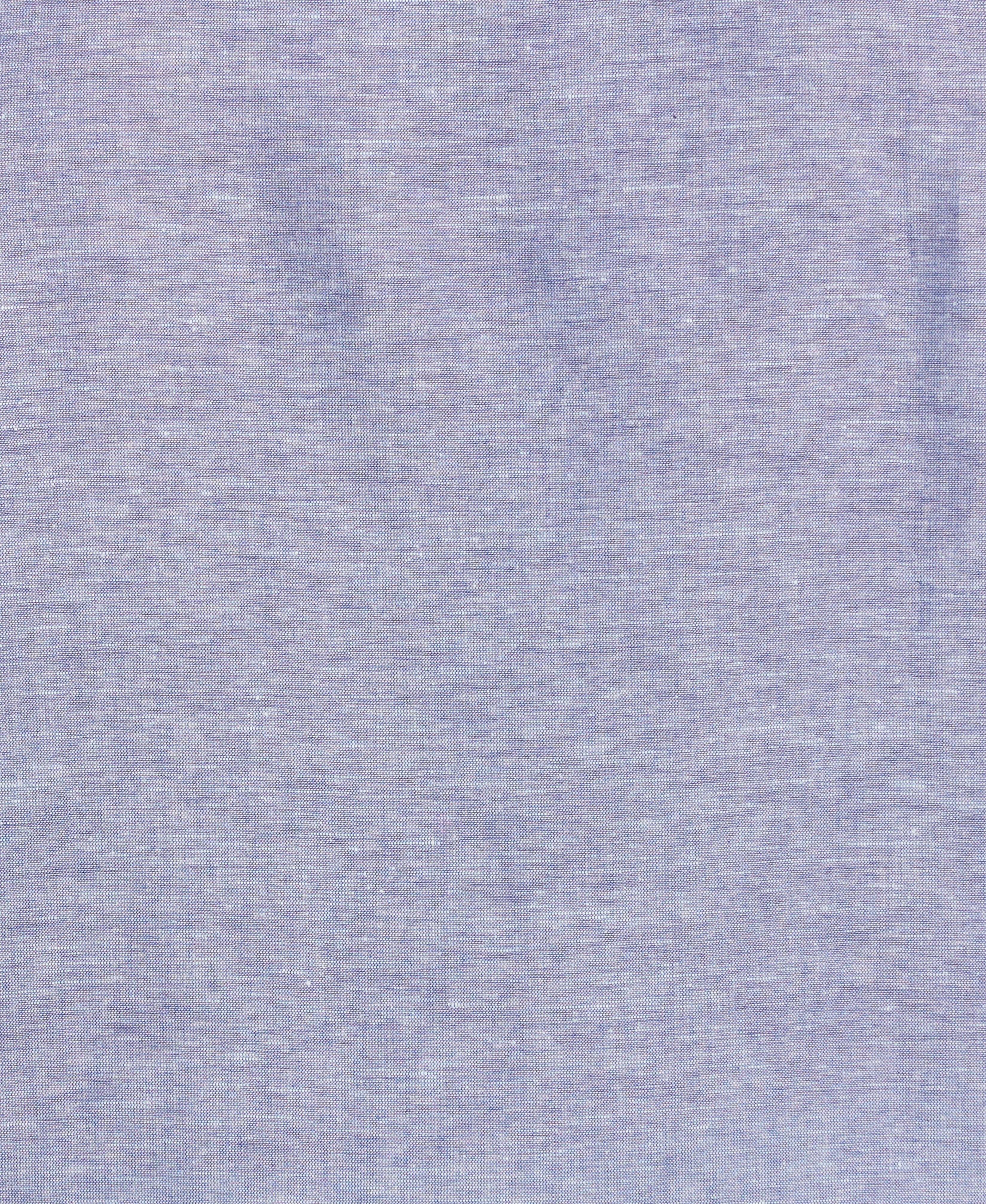 Big & Tall Linen Blend Textured Panel Shirt - Image 5