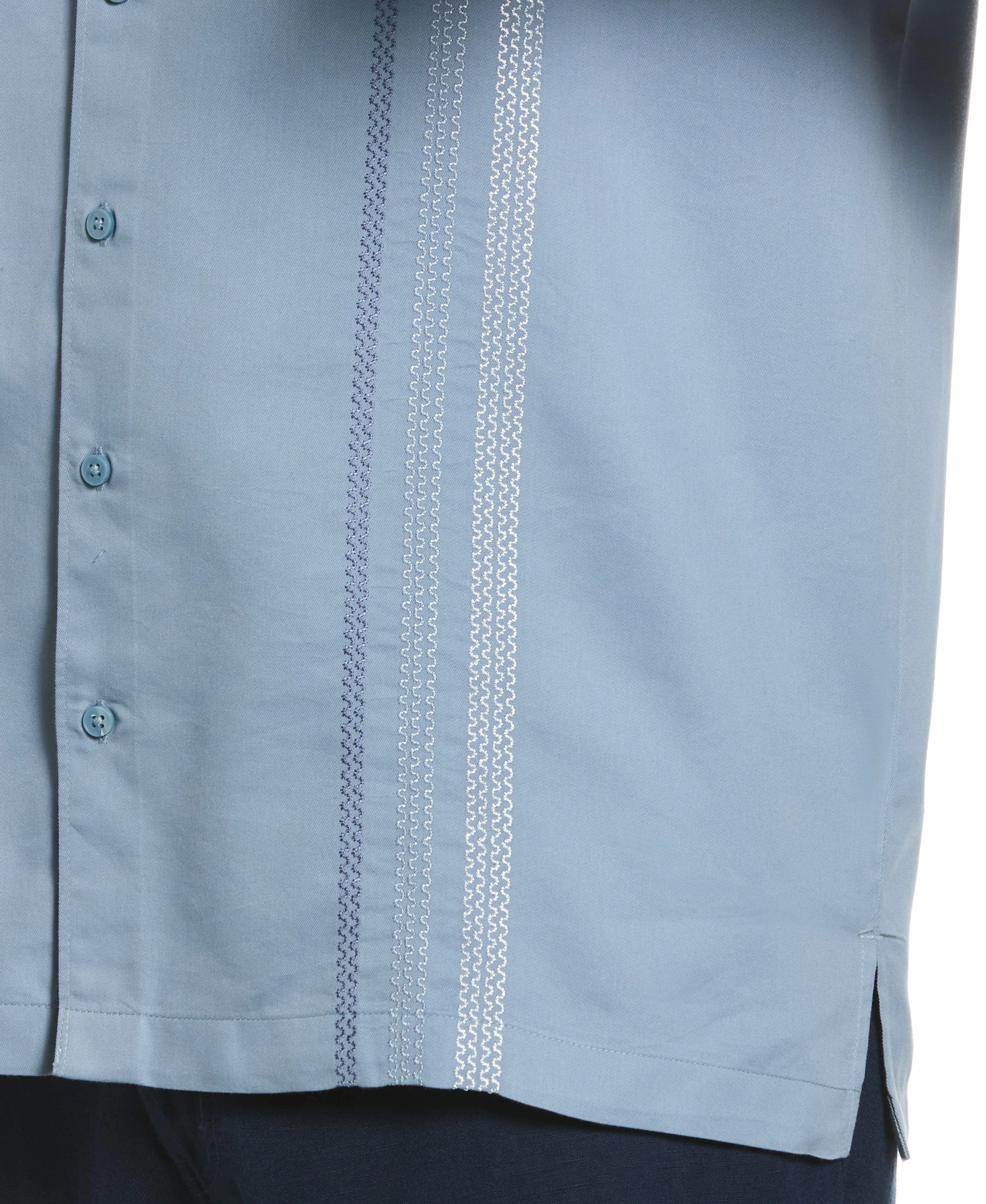 Big & Tall Ombre Embroidery Panel Shirt - Image 16