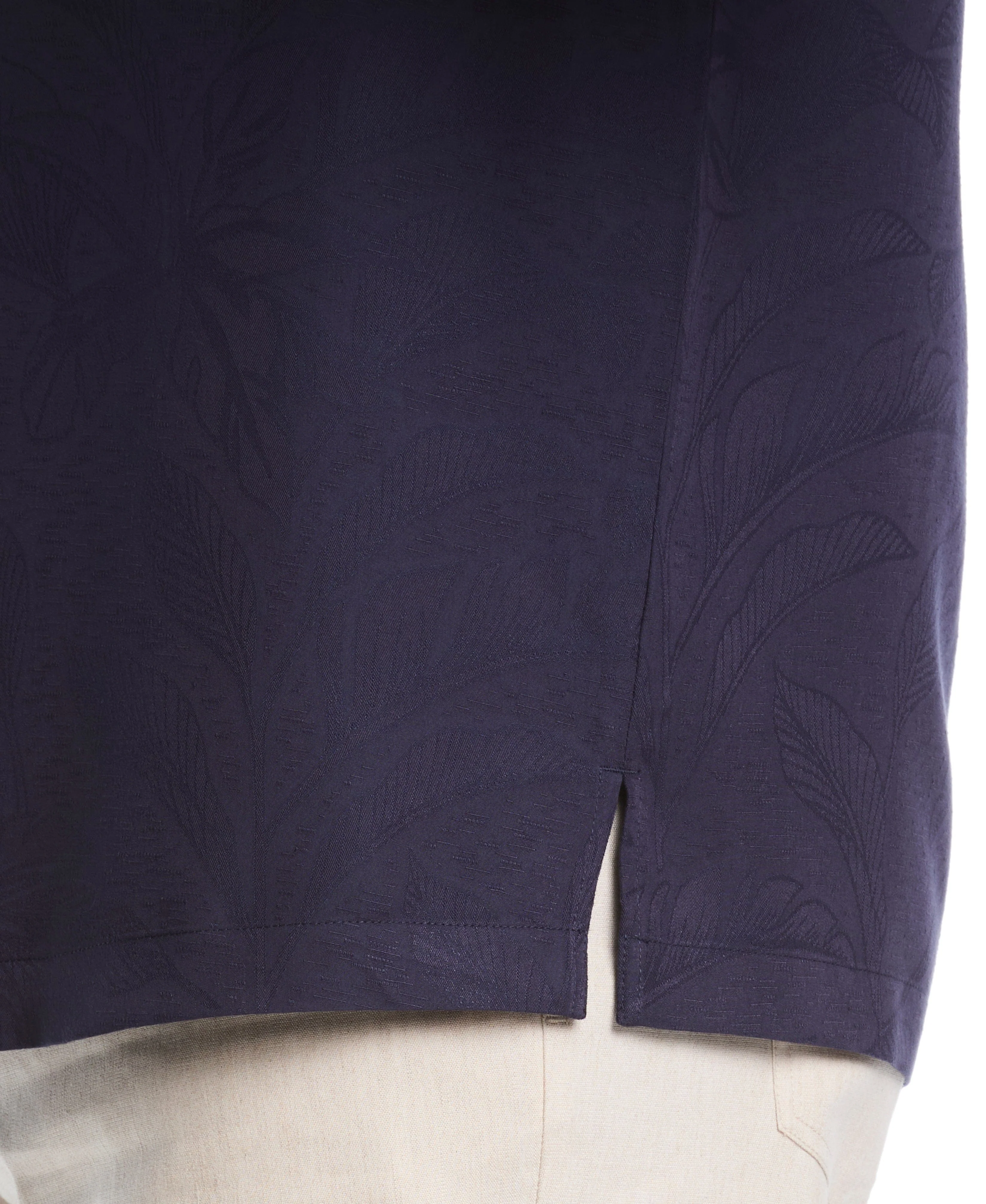 Big & Tall Palm Print Shirt - Image 20