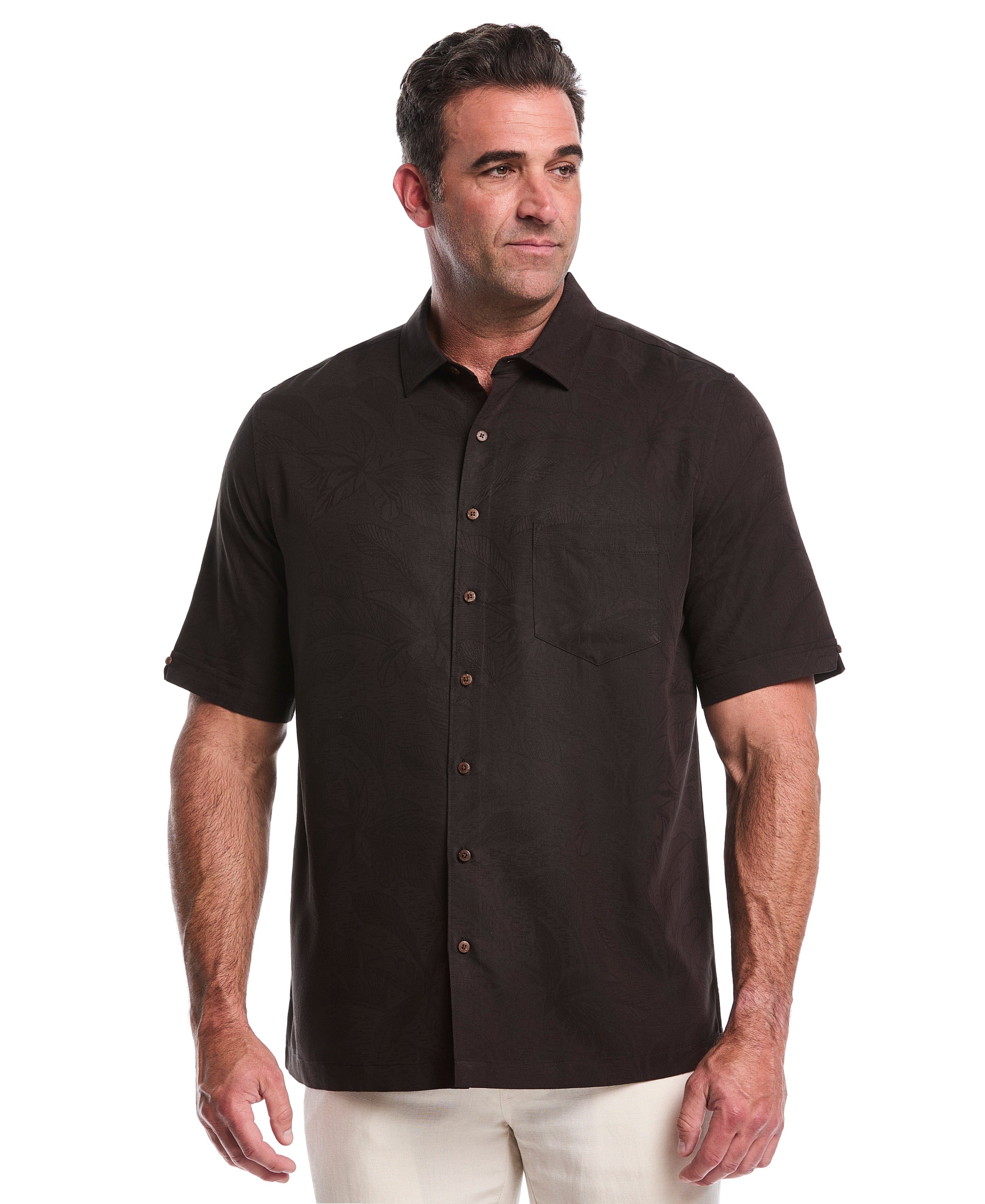 Big & Tall Palm Print Shirt - Image 24