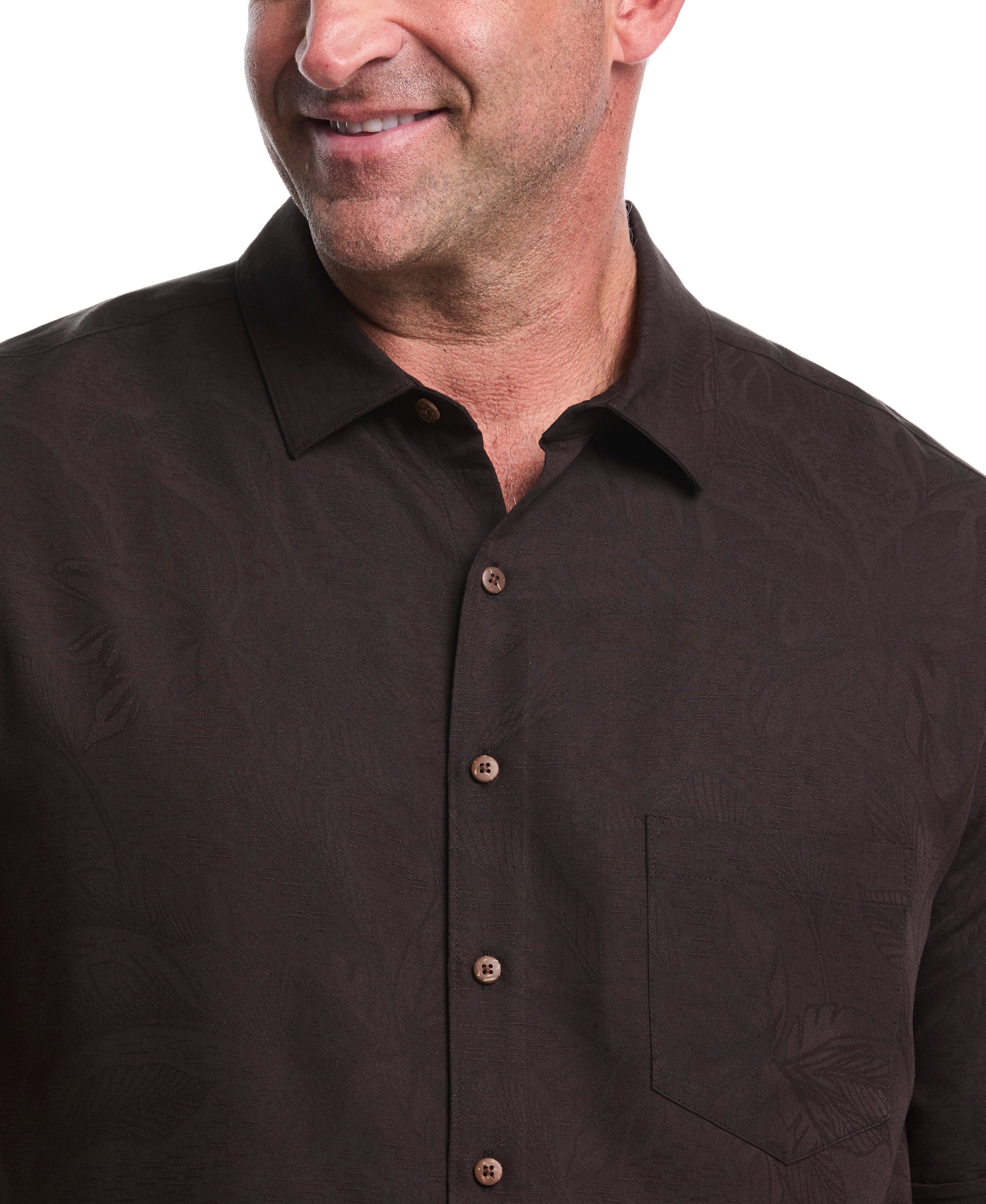 Big & Tall Palm Print Shirt - Image 28