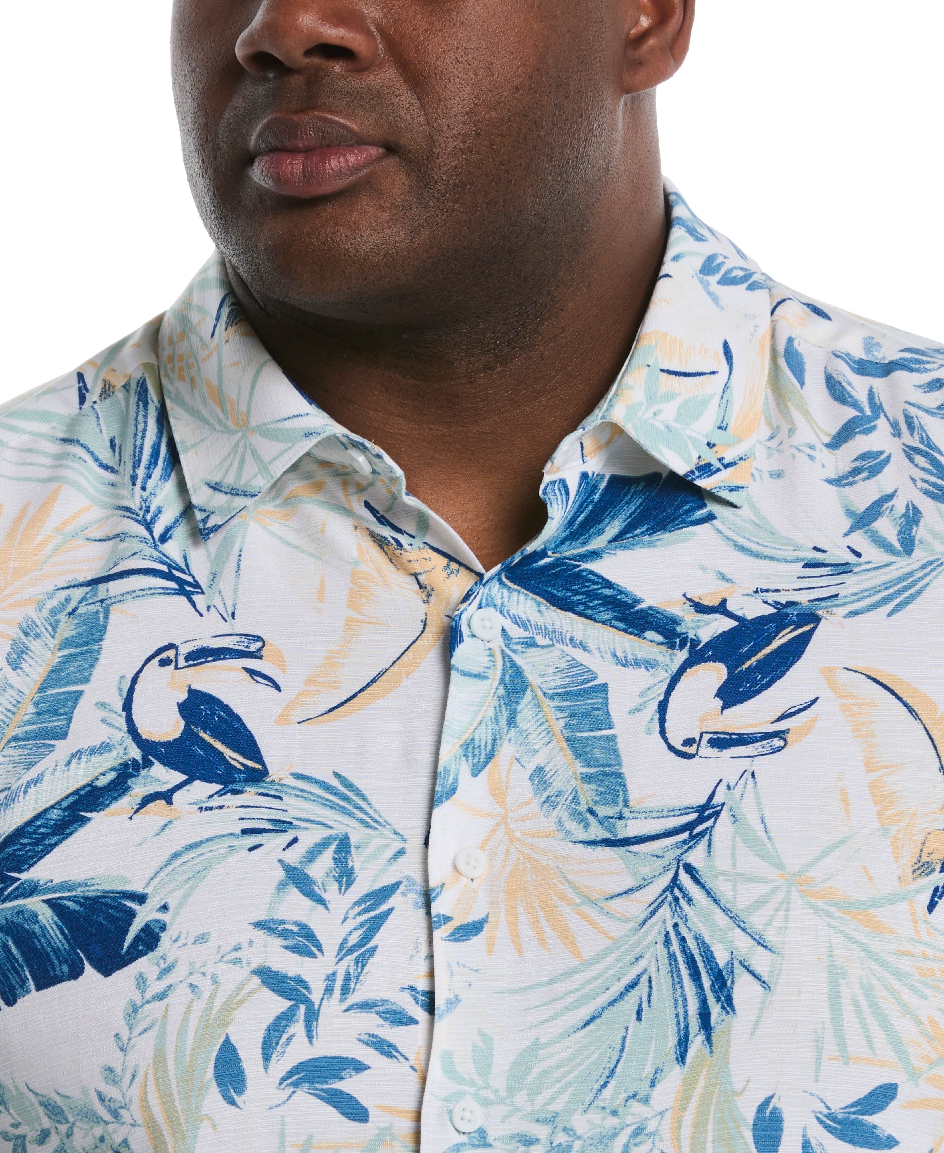 Big & Tall Toucan Print Shirt - Image 4