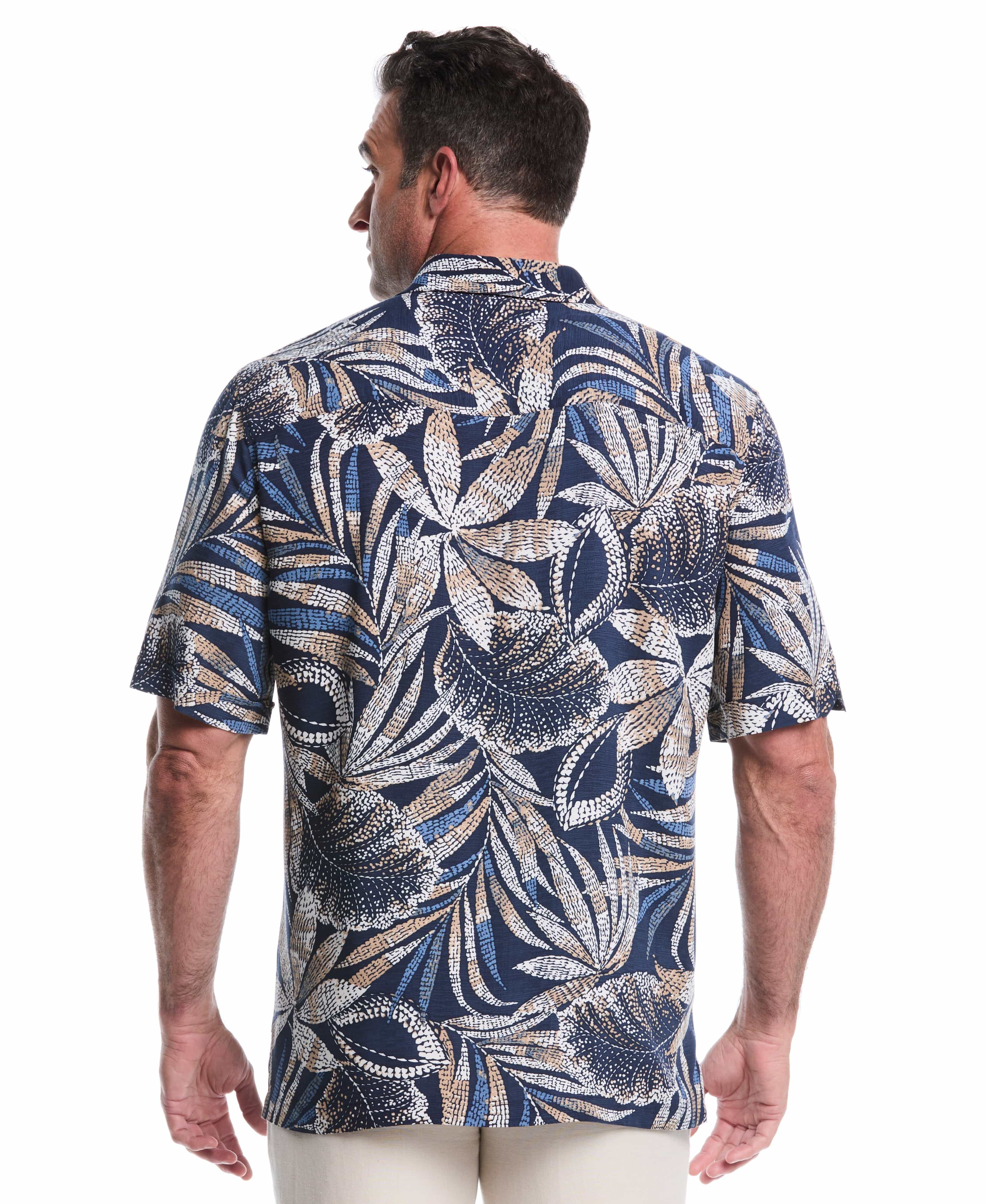 Big & Tall Tropical Print Shirt - Image 3