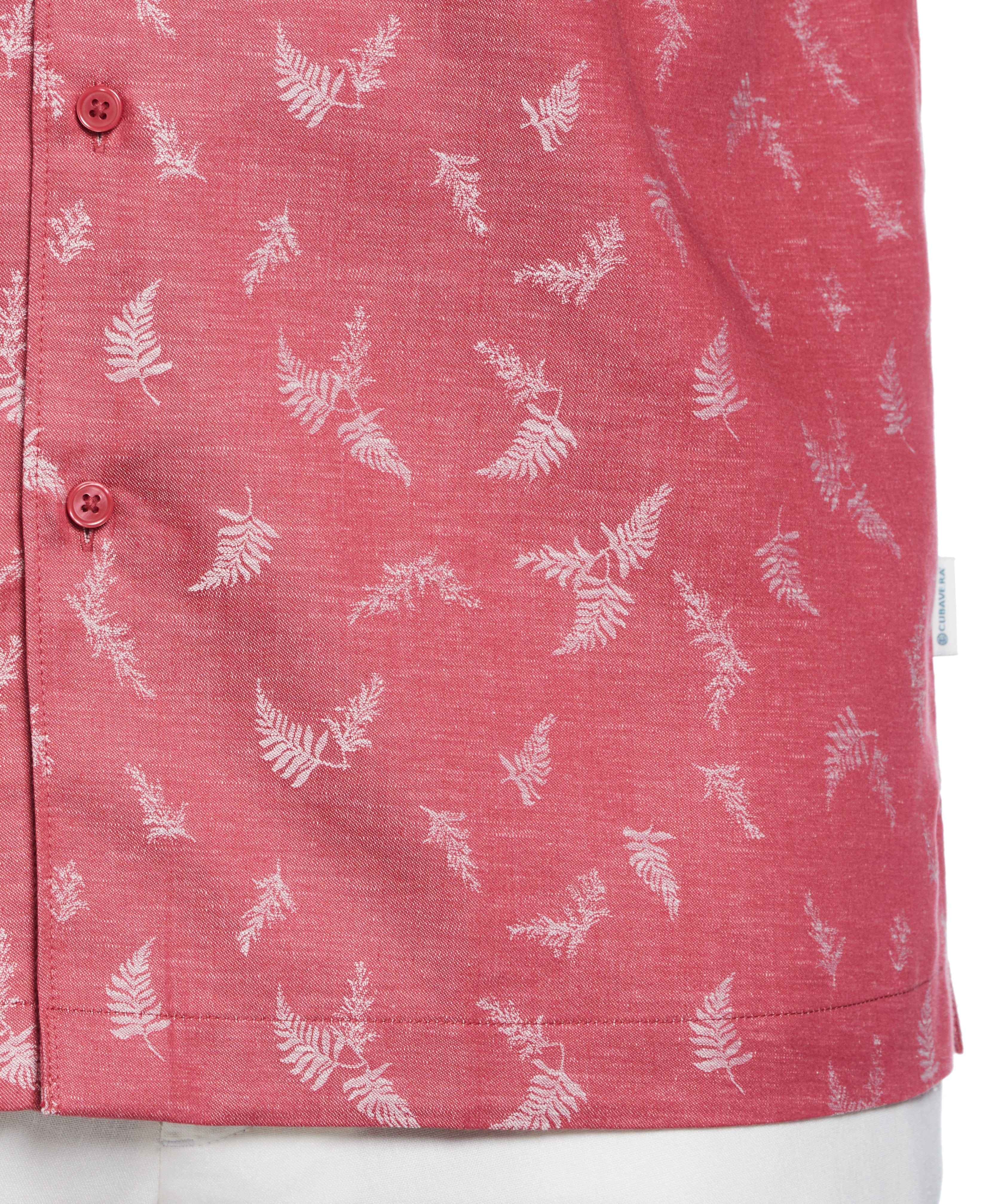 Botanical Print Jacquard Shirt - Image 3