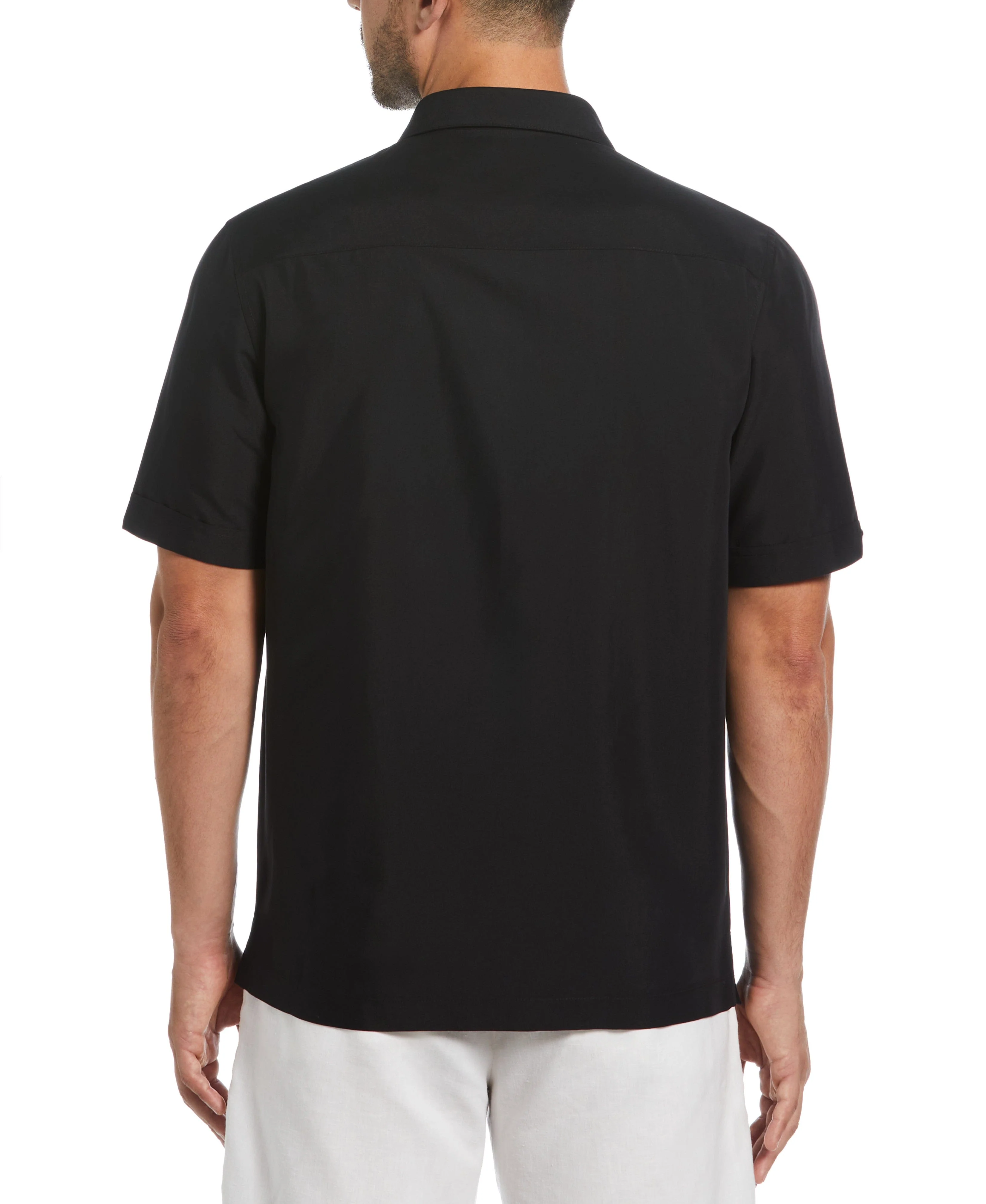 Color Block Embroidery Shirt - Image 3