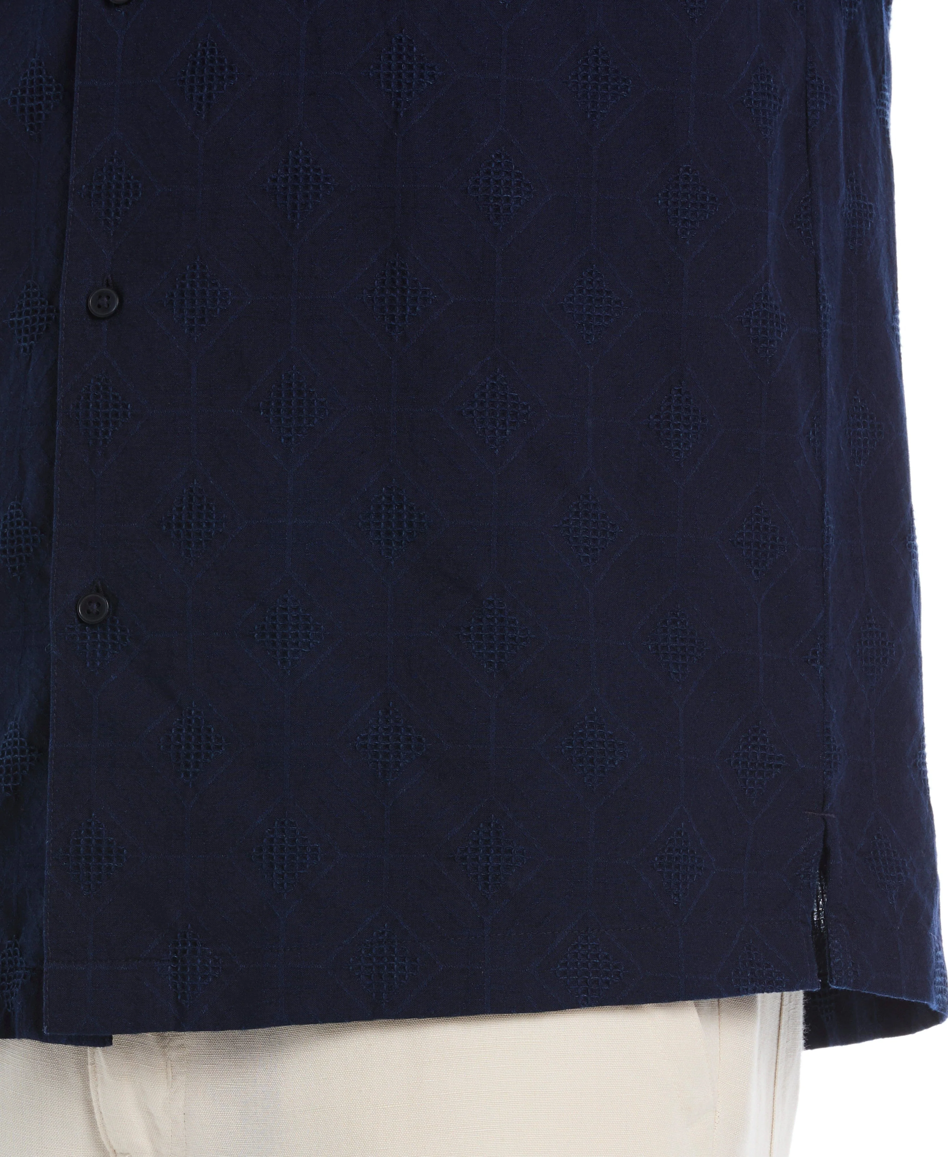 Cotton Medallion Dobby Shirt - Image 4
