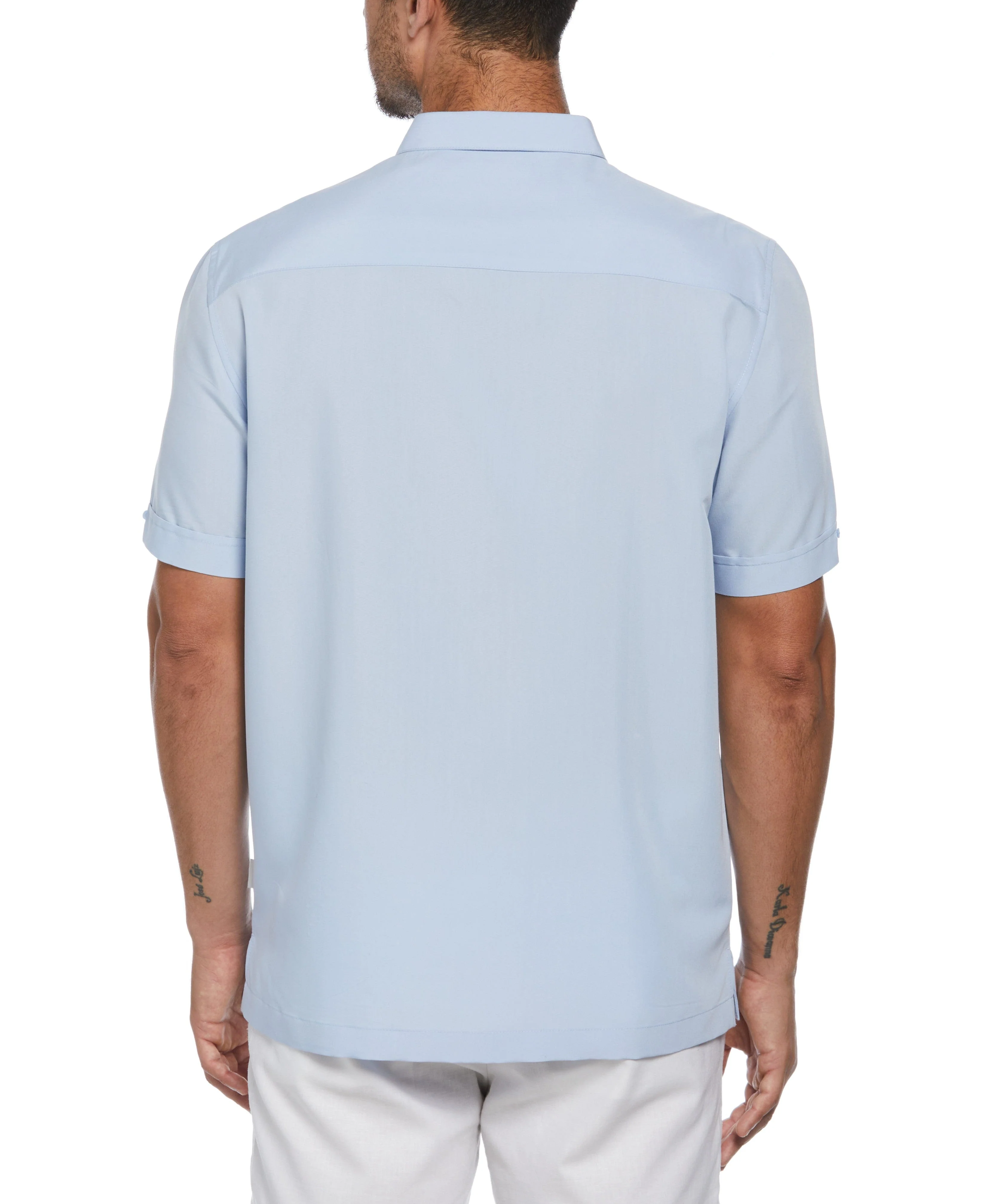 Floral Embroidered Panel Shirt - Image 2