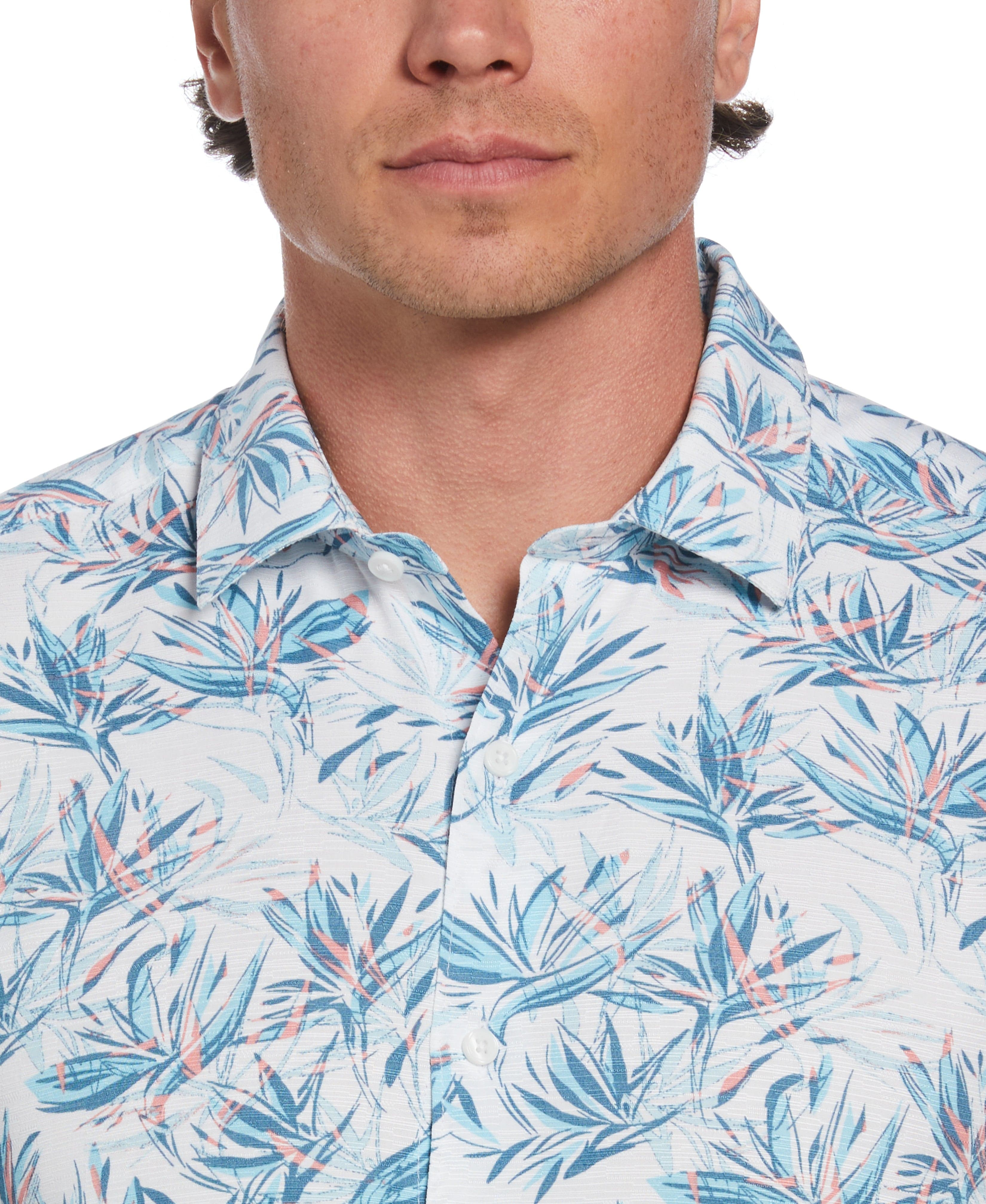 Big & Tall Floral Print Shirt - Image 3