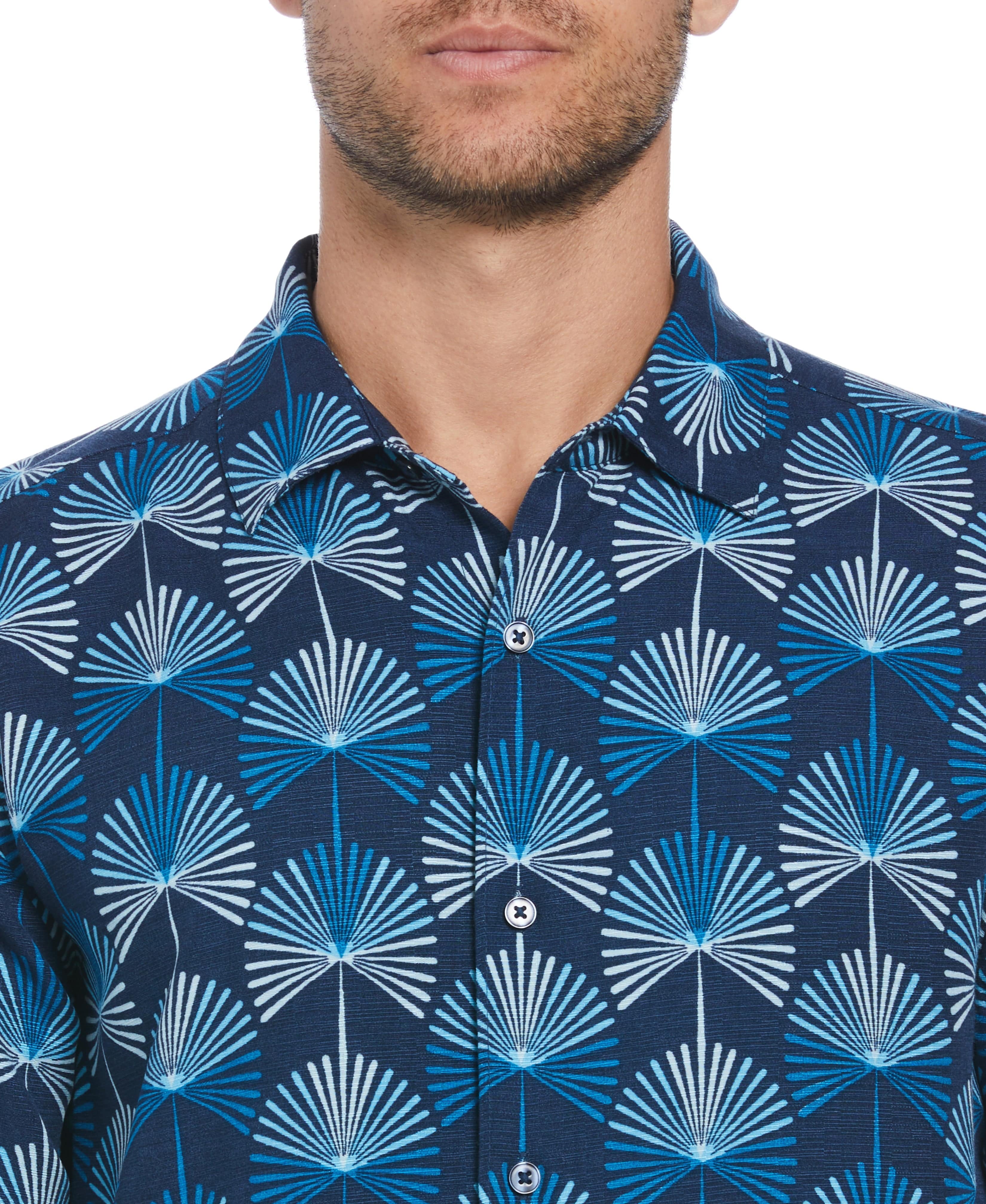 Geo Botanical Print Shirt - Image 3