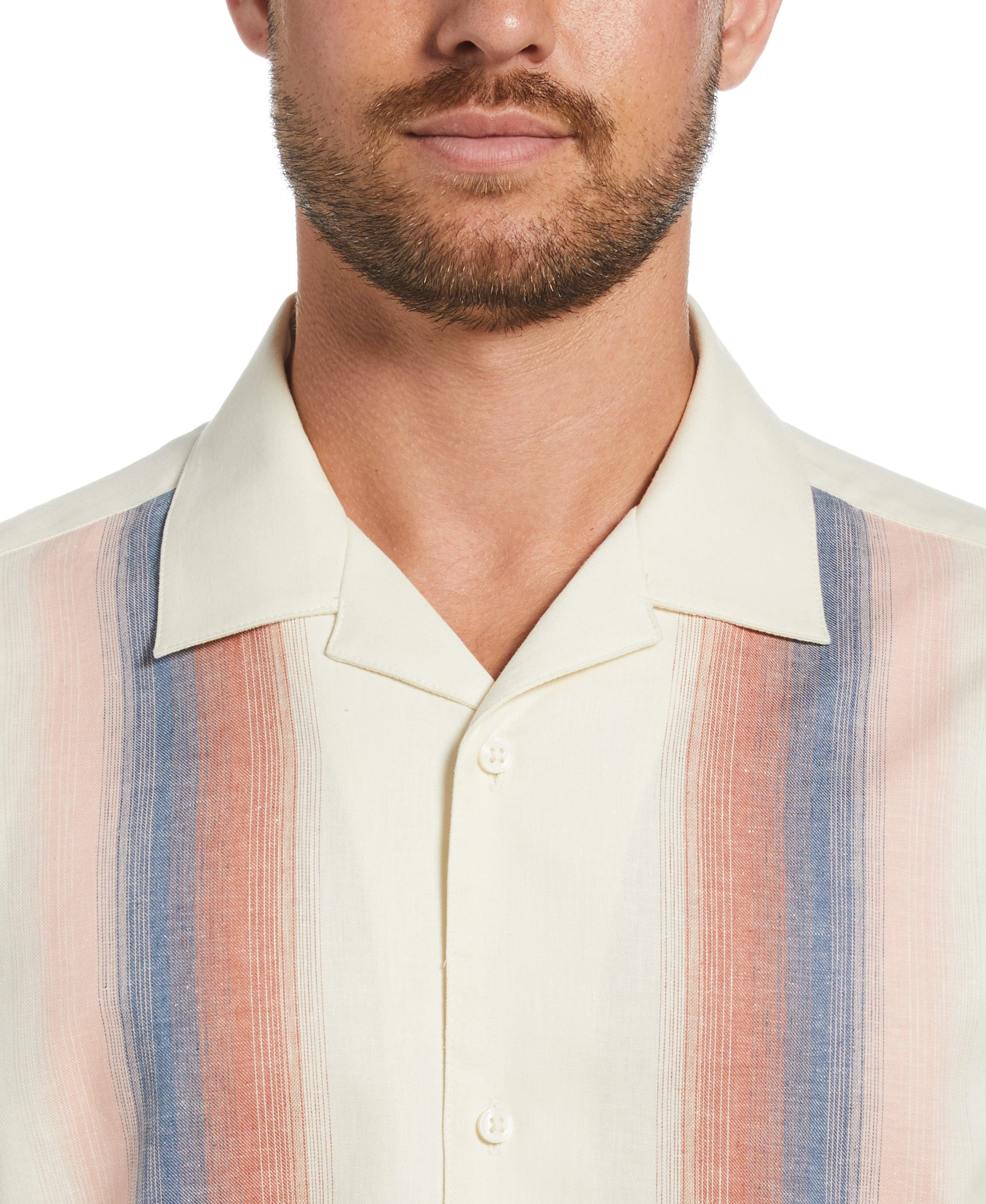 Gradient Panel Print Shirt - Image 4