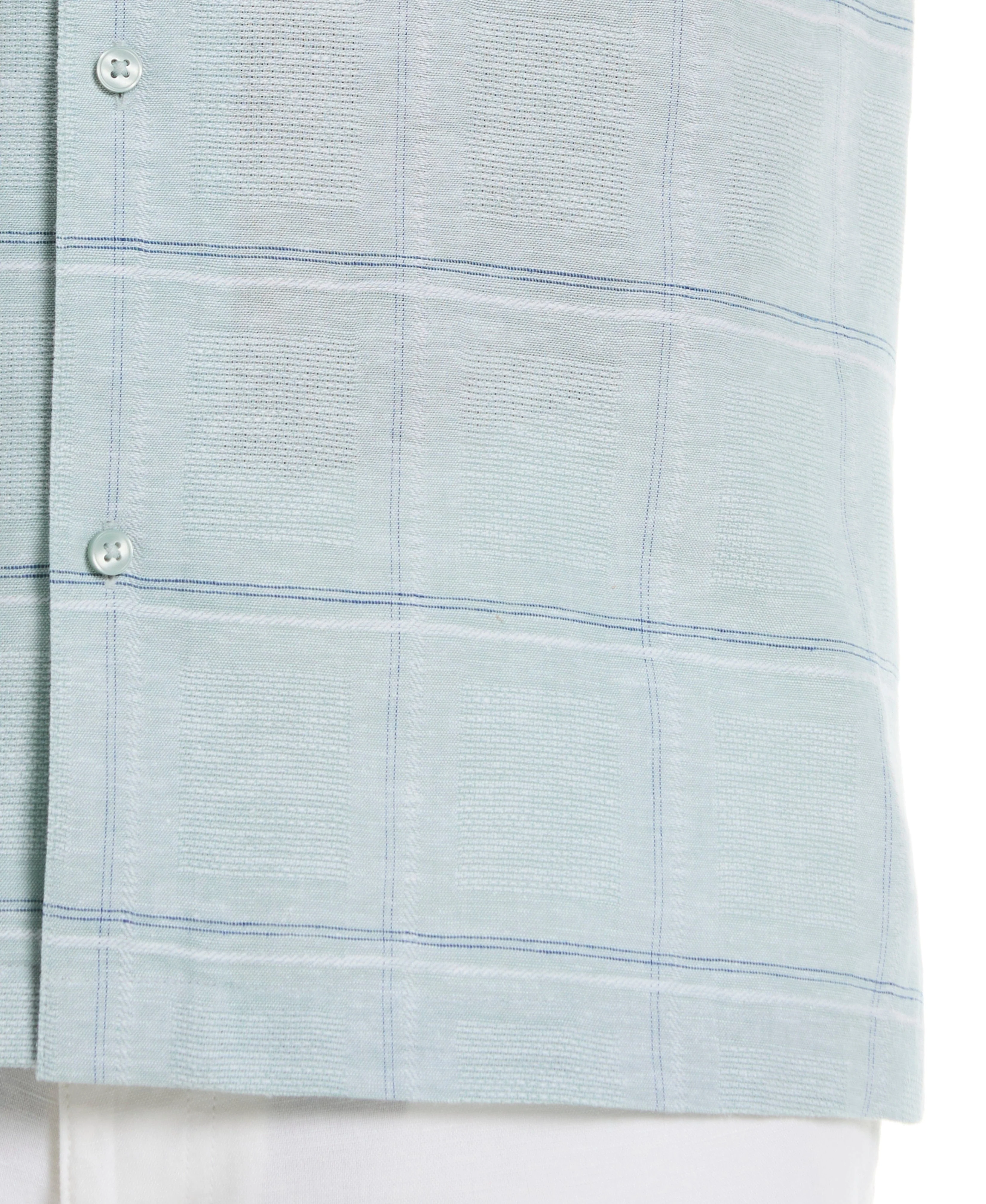 Dobby Windowpane Print Shirt - Image 3