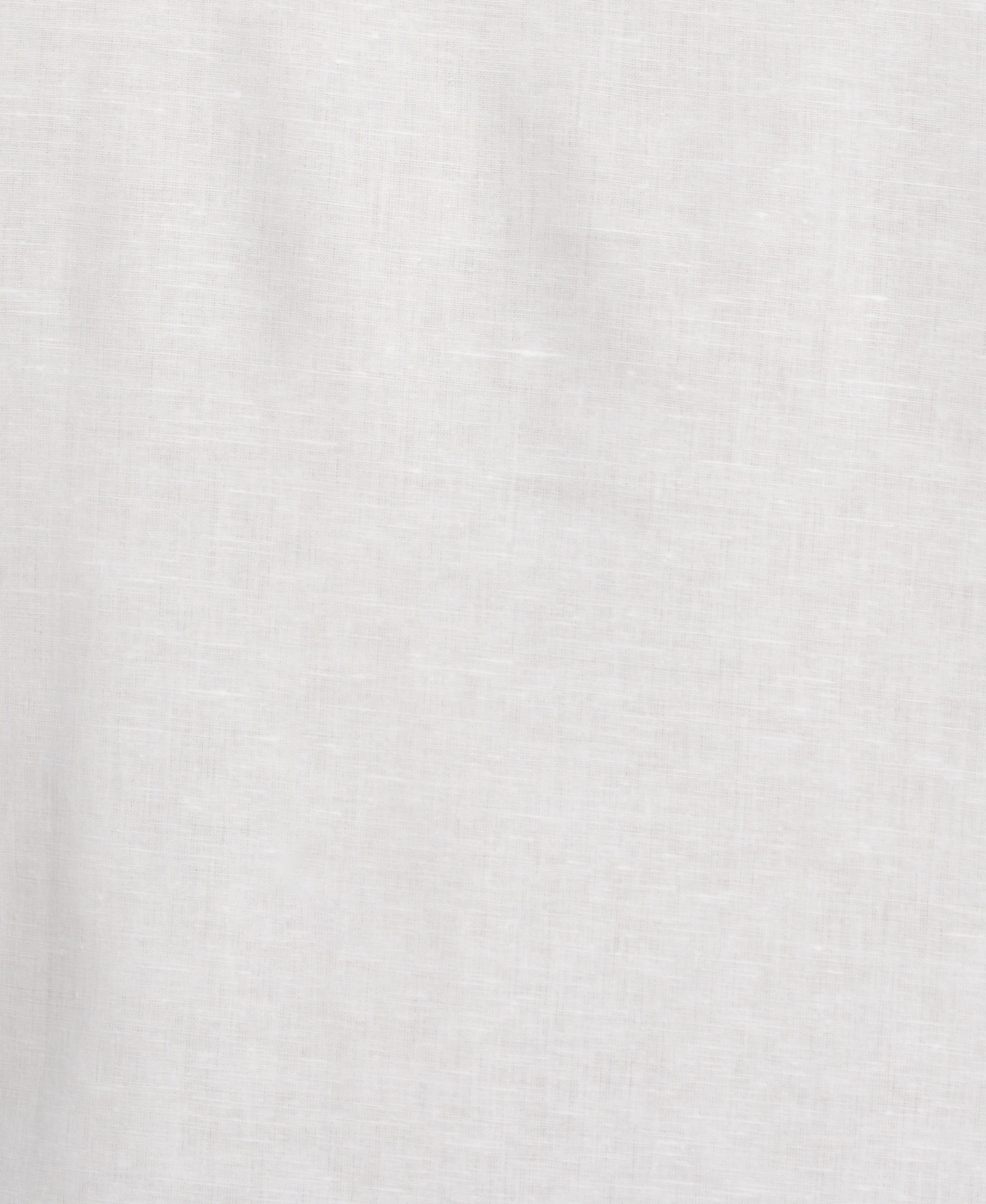 Linen Blend Reverse Asymmetric Placement Print Shirt - Image 5