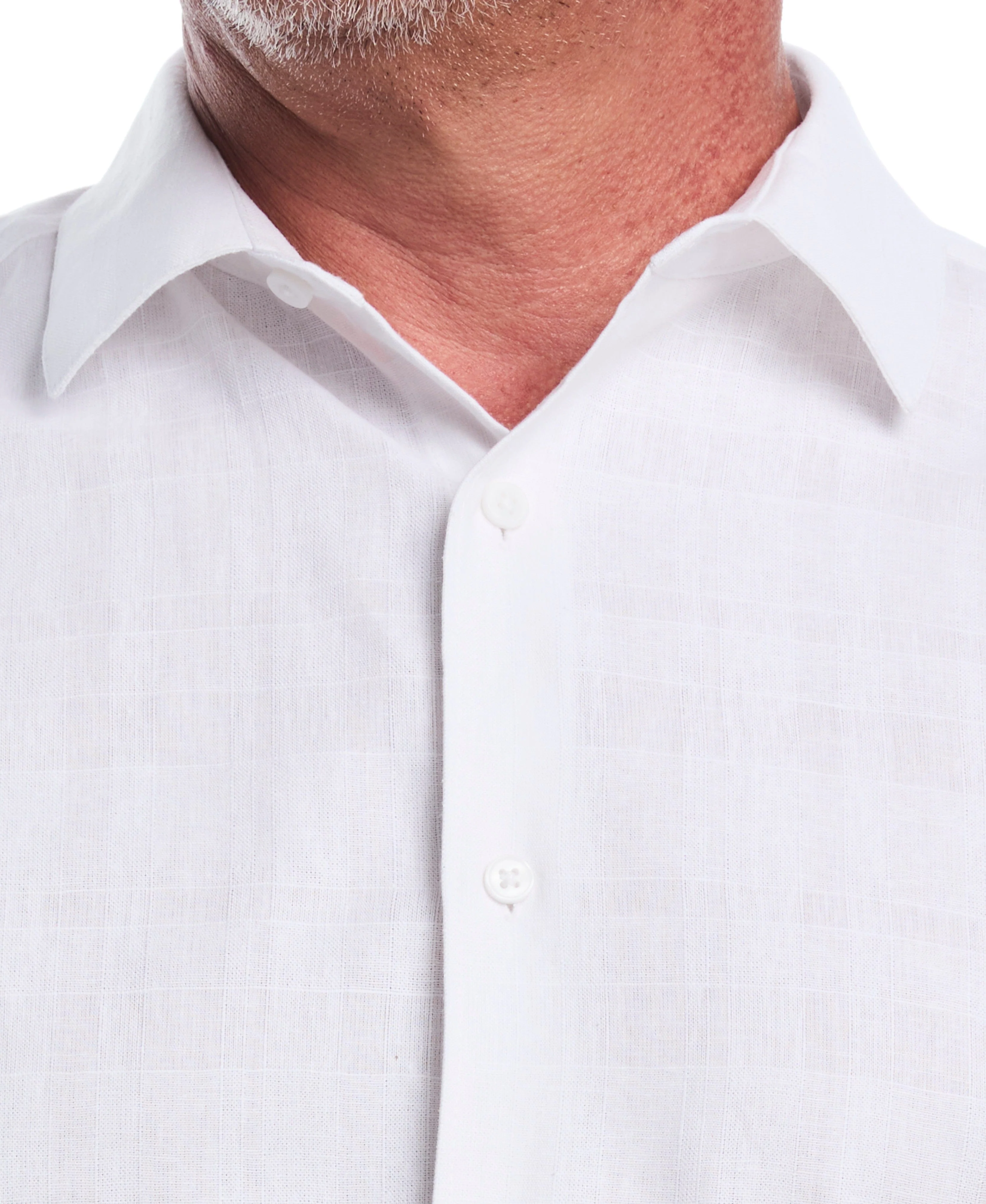 Linen Blend Tropical Print Shirt - Image 5