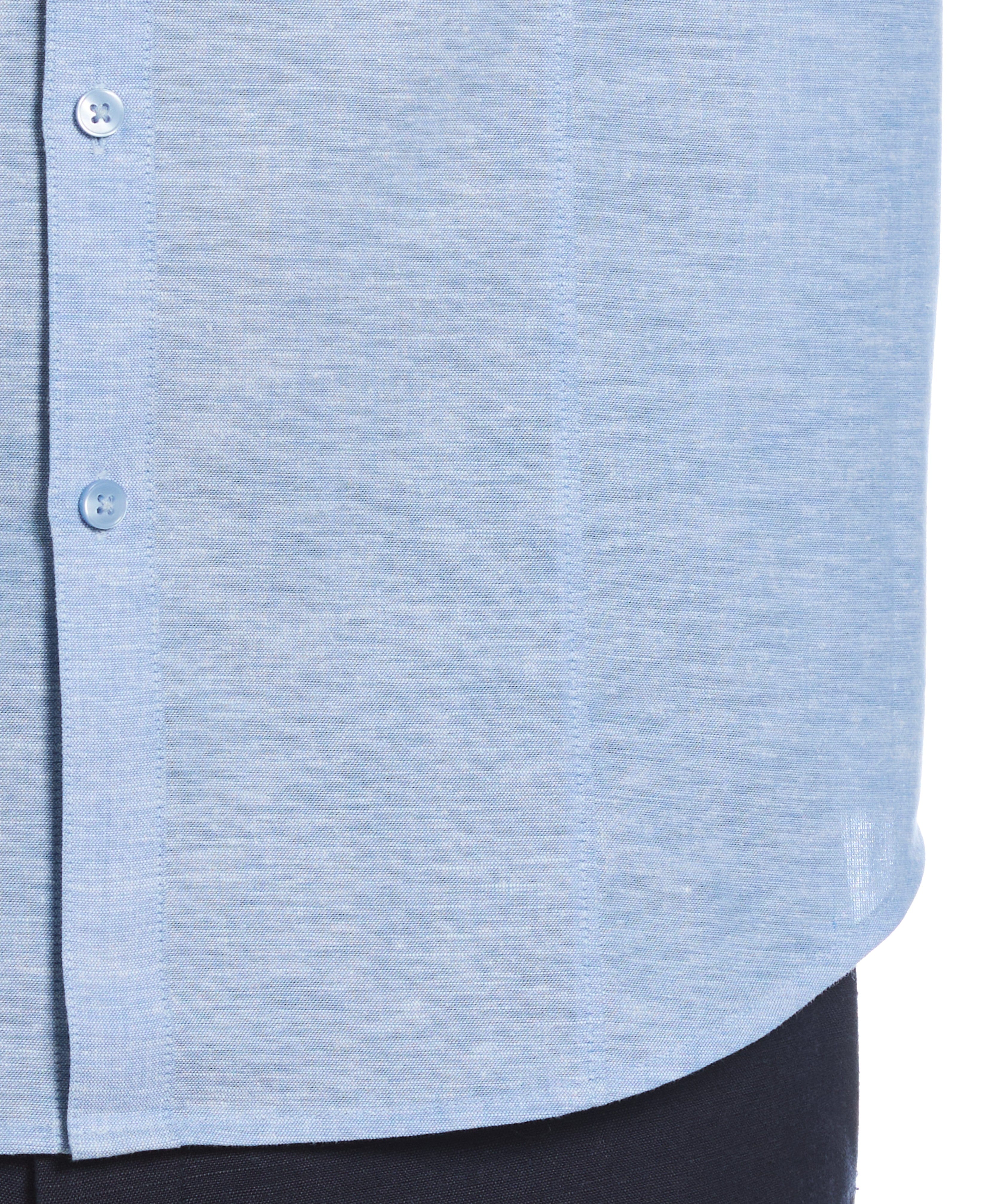 Linen Blend Tuck Panel Shirt - Image 3