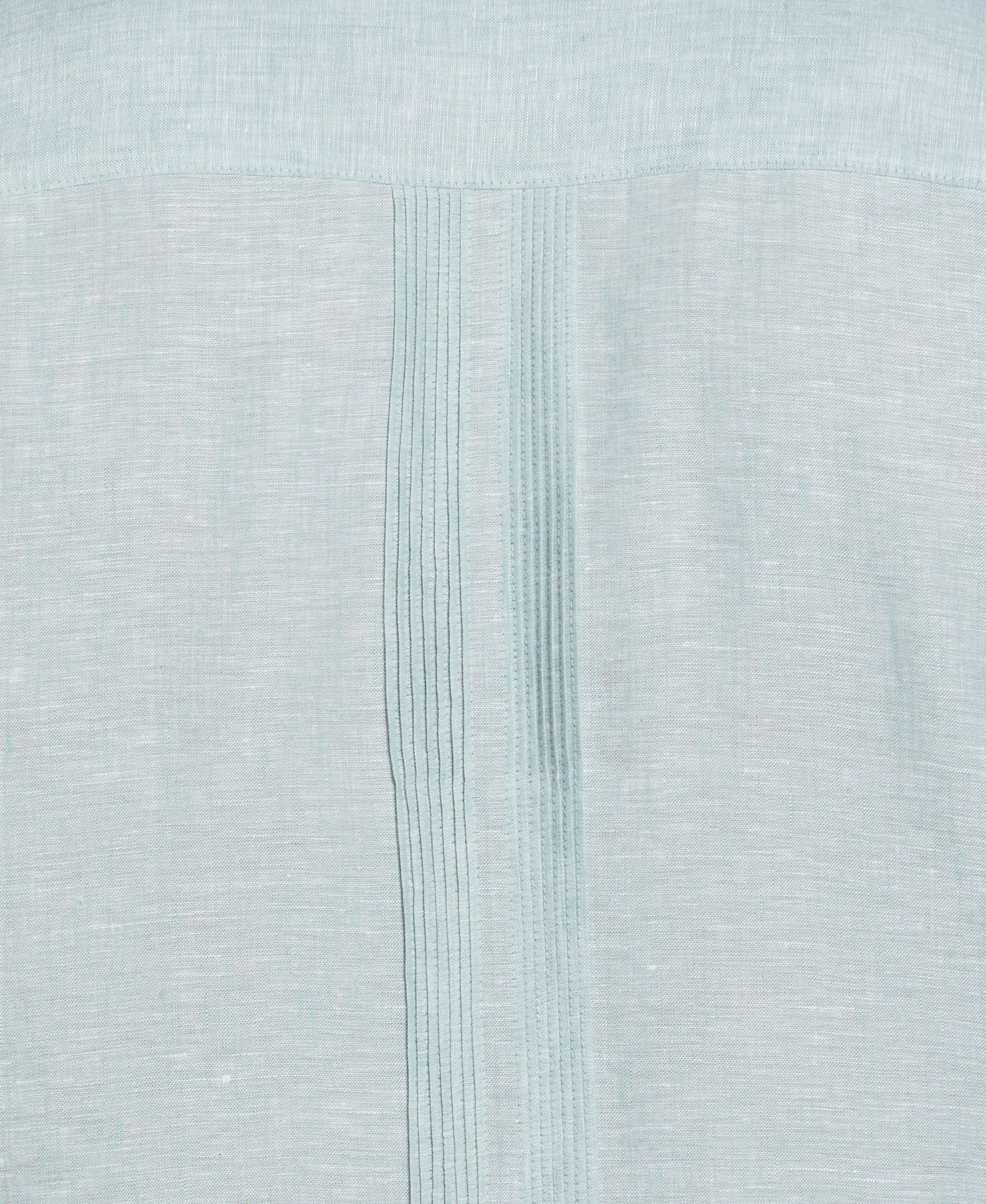 Linen Multi-Tuck Guayabera Shirt - Image 5