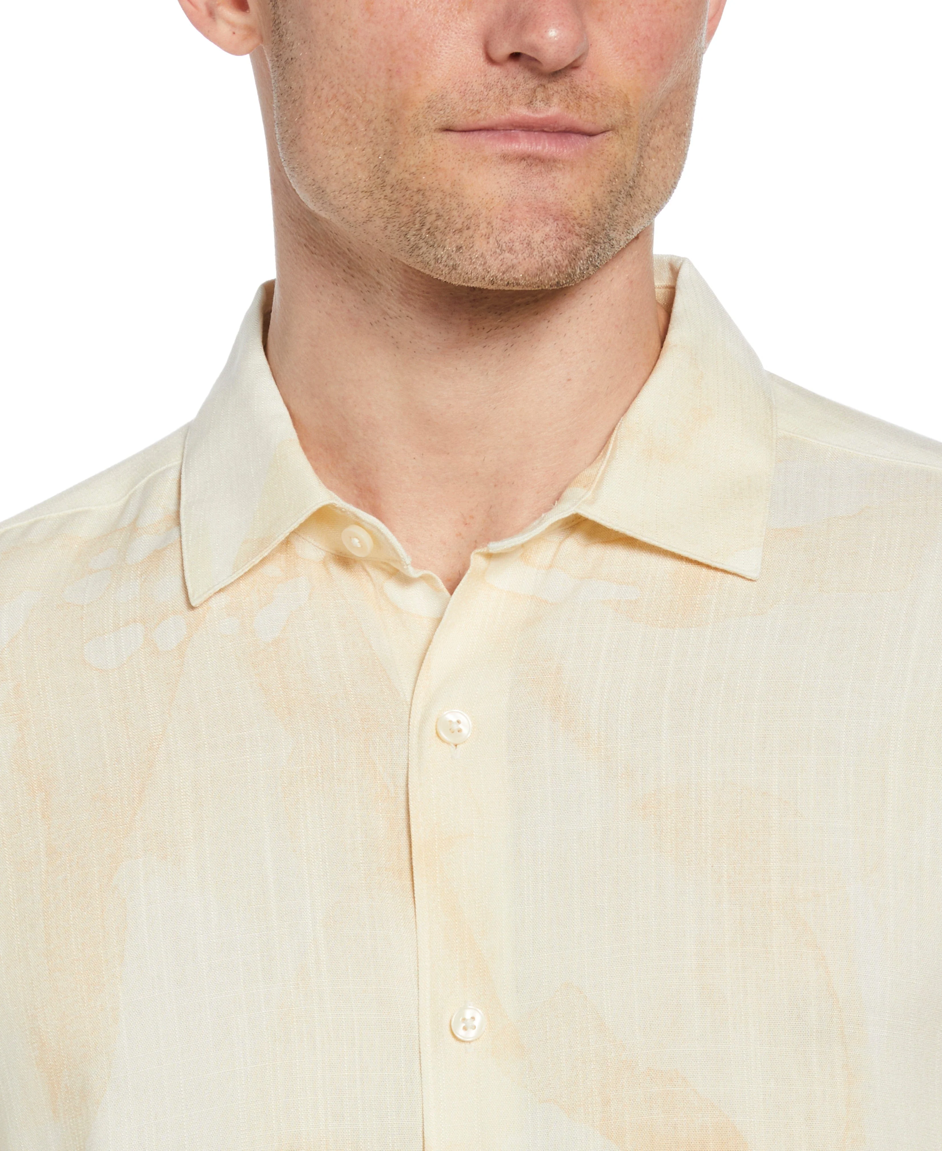 Oversized Tropical Placement Print Shirt - Image 4