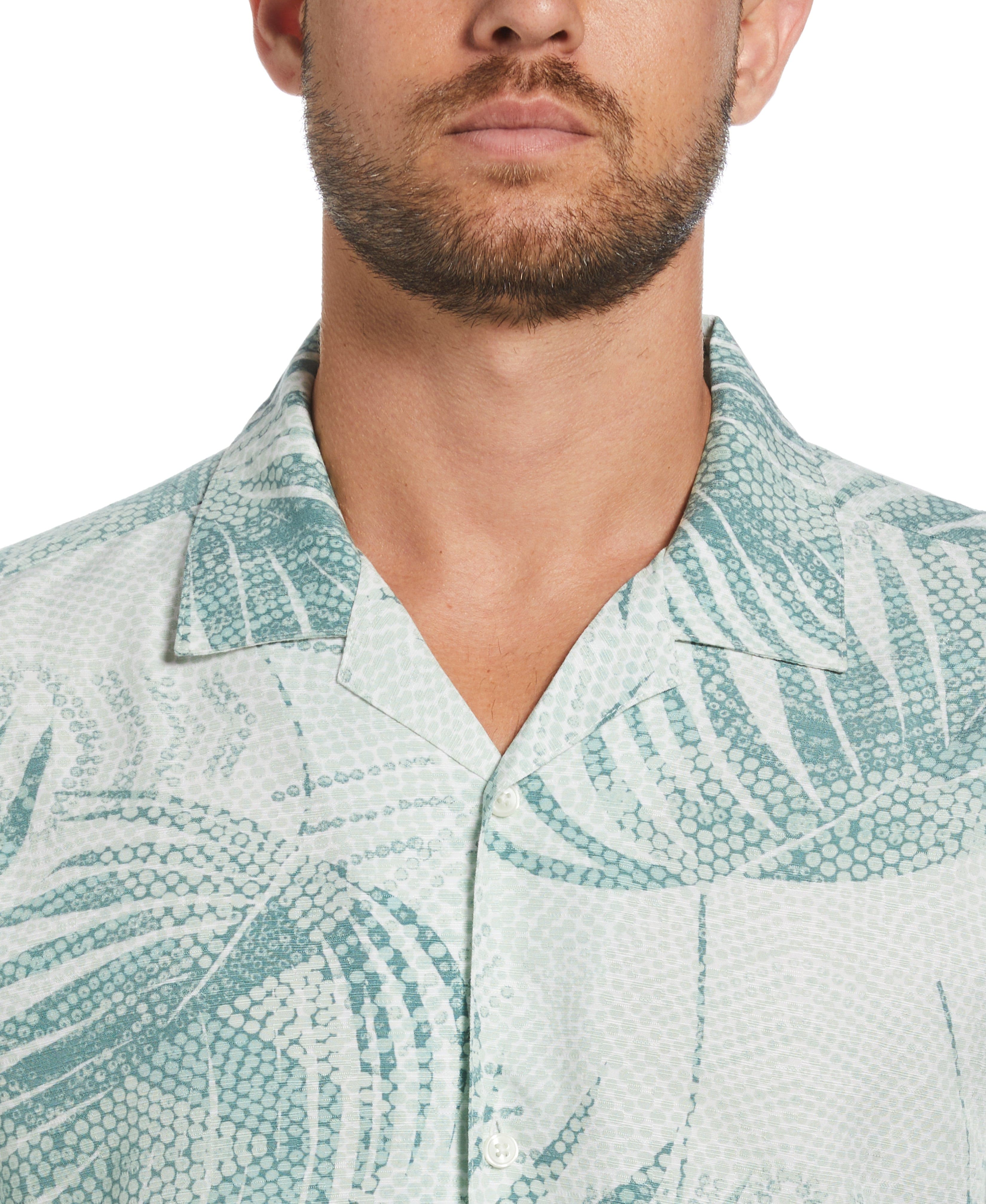 Palm Dotted Print Shirt - Image 3