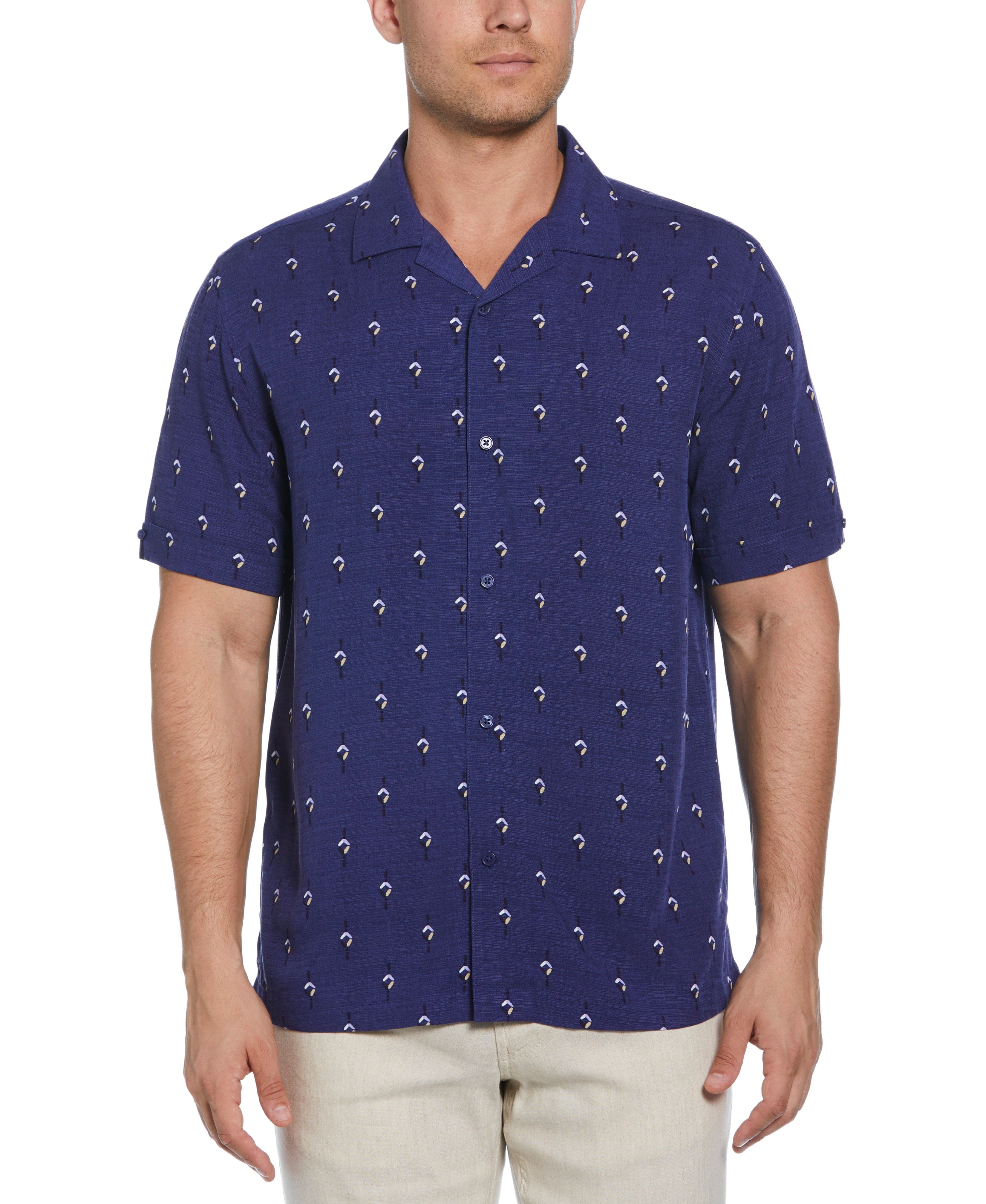 Retro Geometric Print Shirt - Image 6