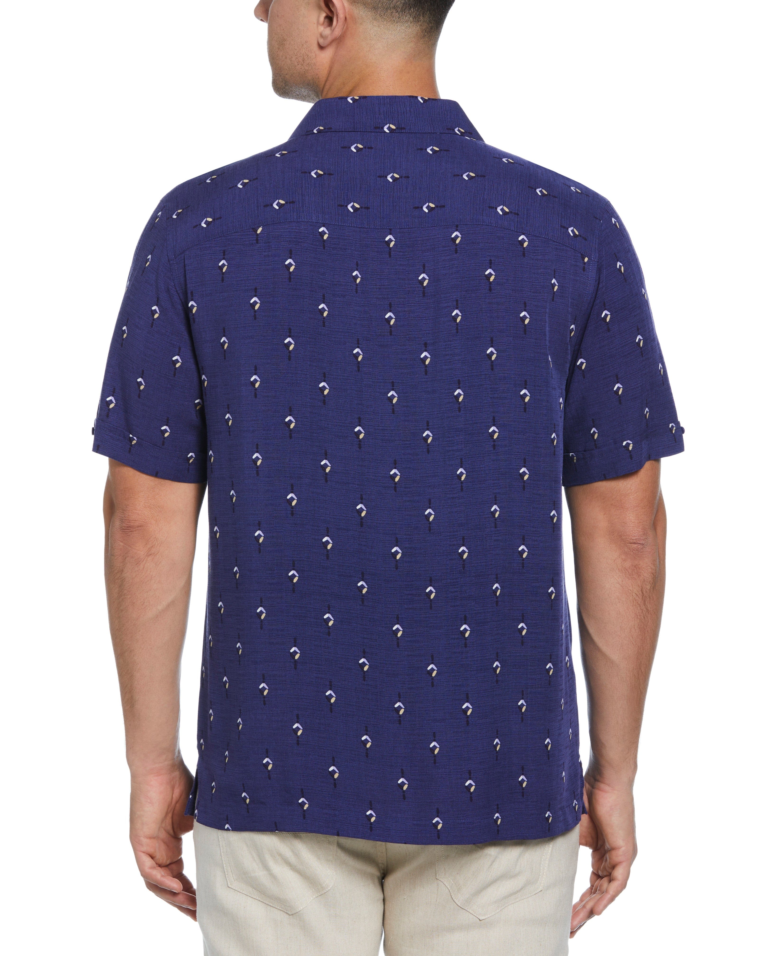 Retro Geometric Print Shirt - Image 7