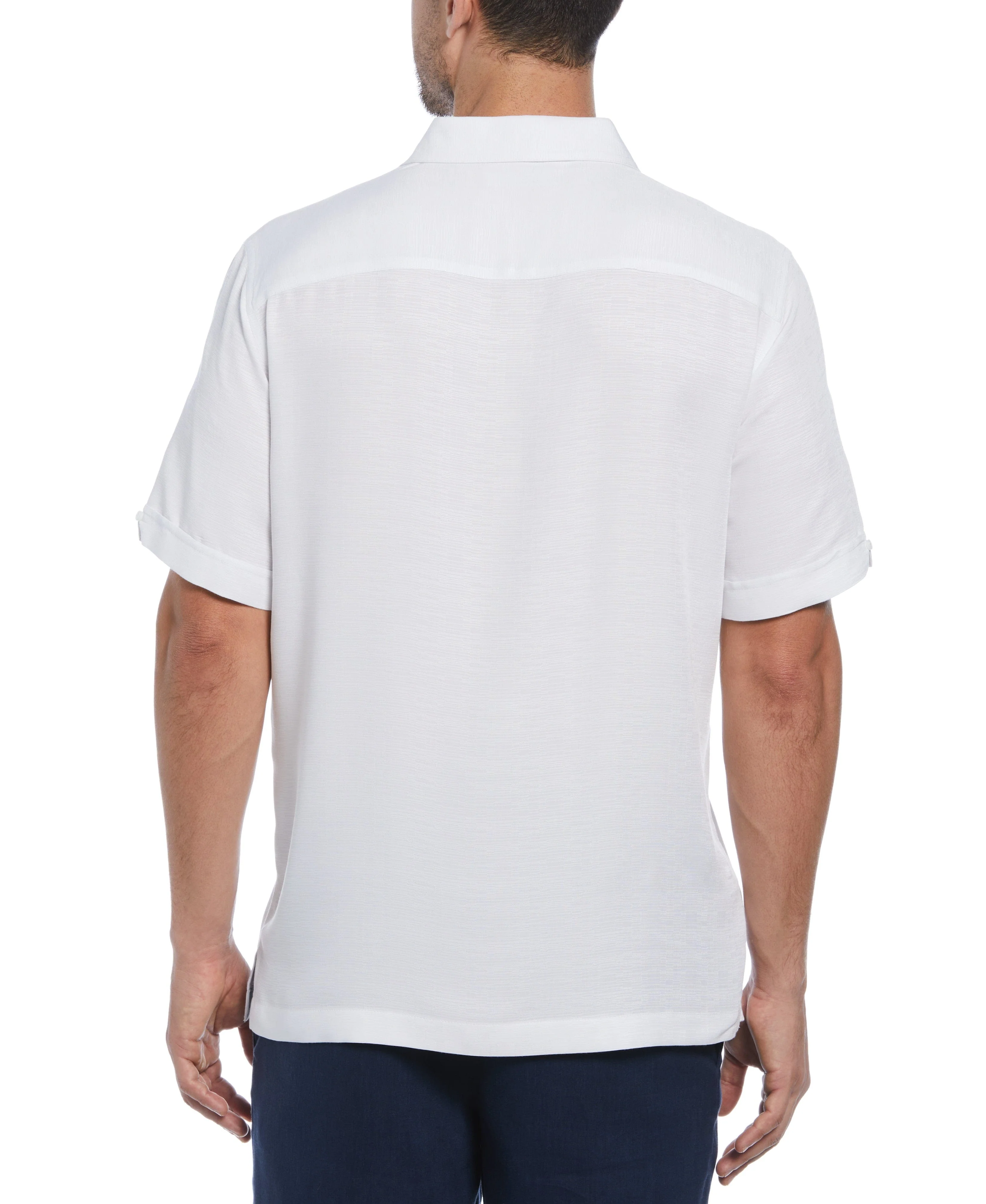 Sunset Chest Print Cuban Collar Shirt - Image 2