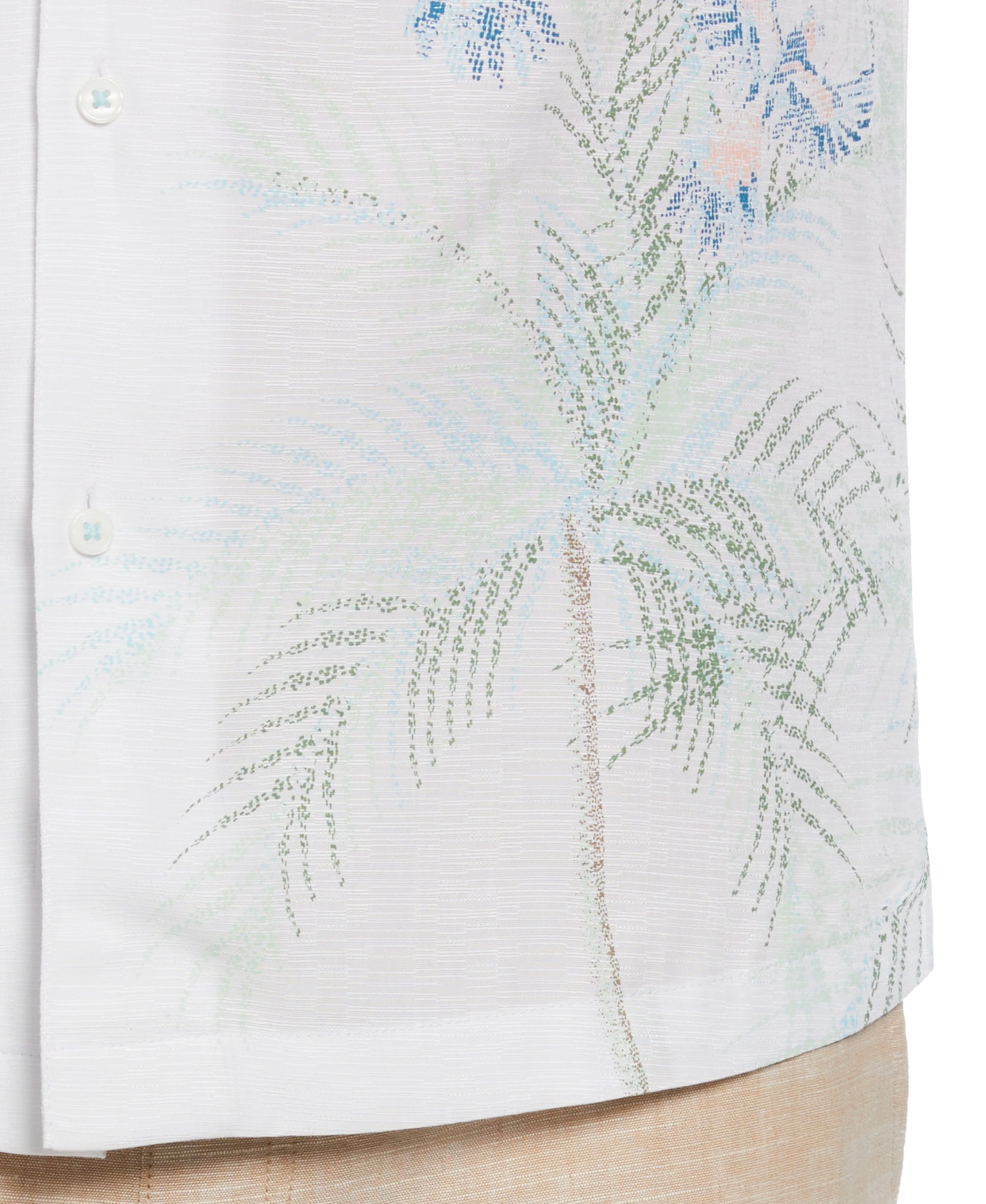 Textured Parrot Print Shirt - Image 5