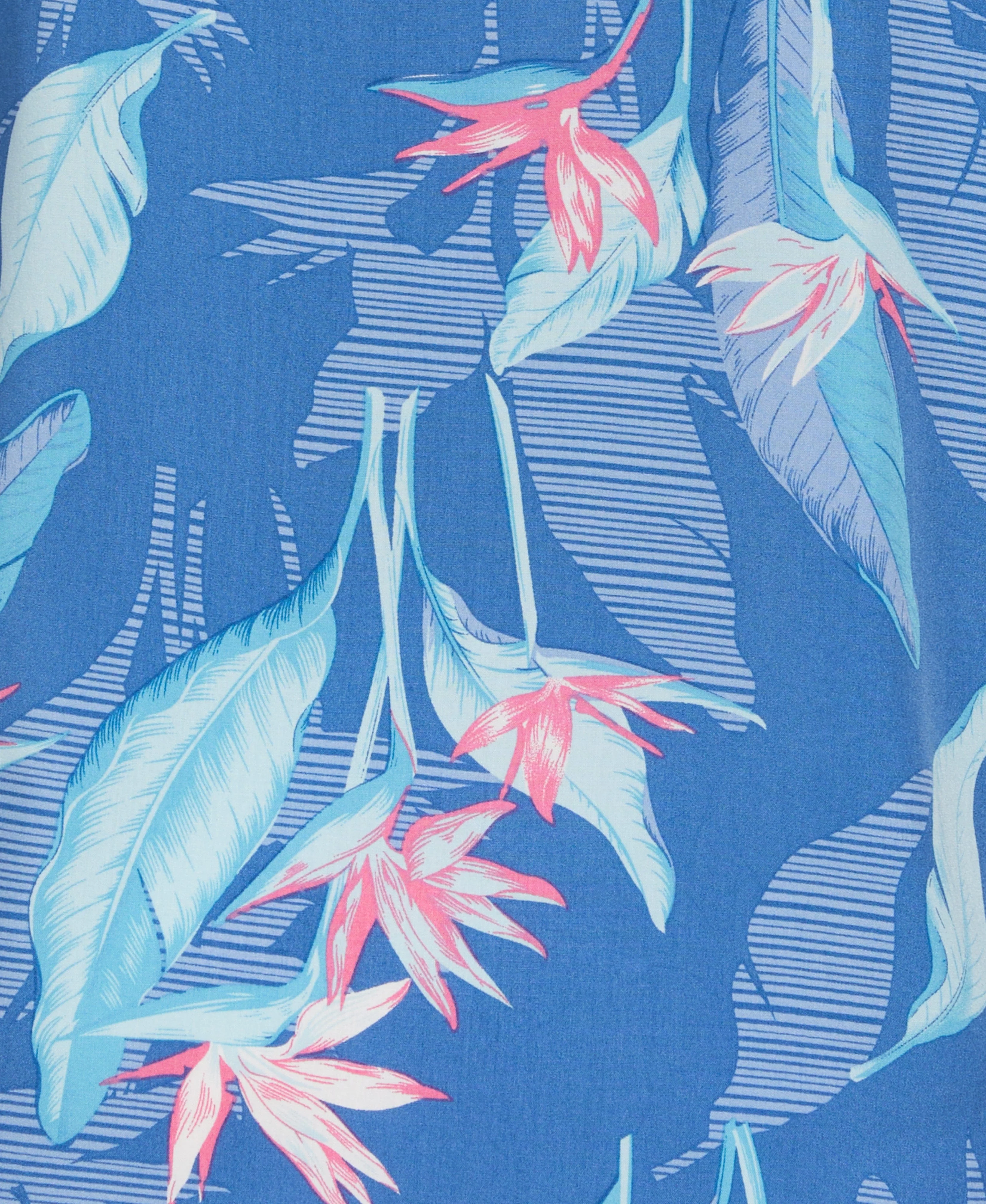 Tropical Leaves Floral Print Shirt - Image 5
