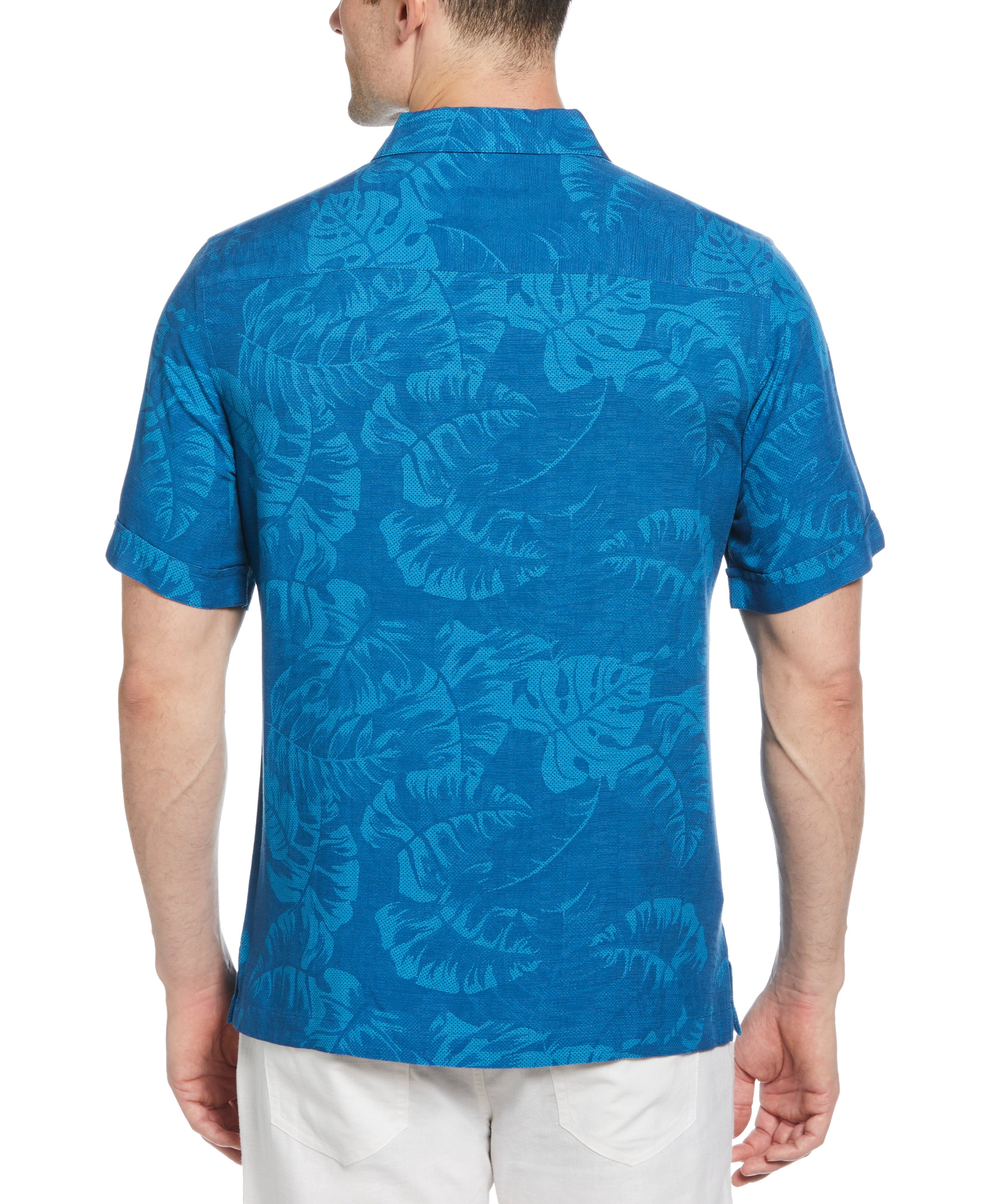 Tropical Leaves Print Shirt - Image 3