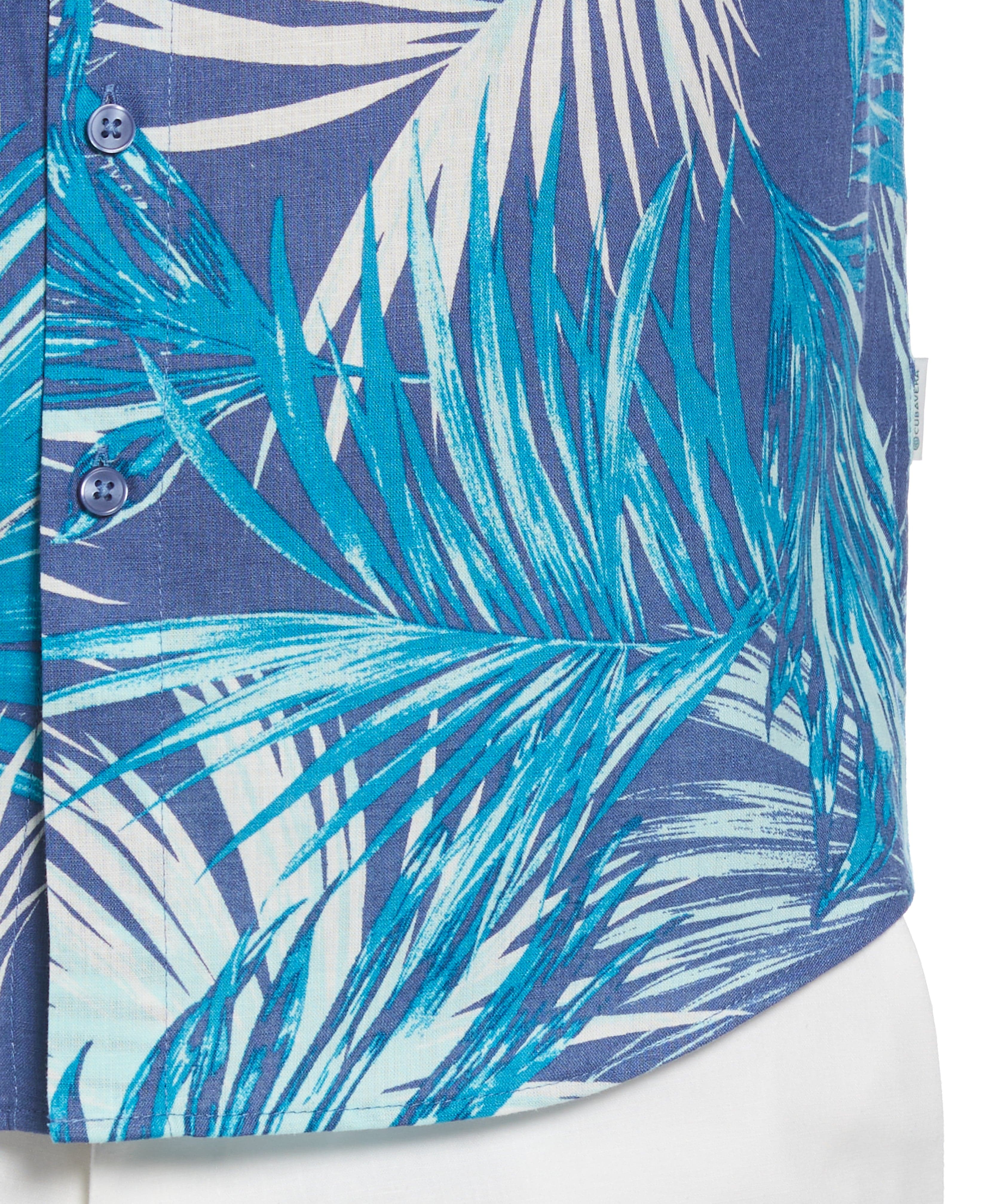 Tropical Palm Leaves Print Shirt - Image 4