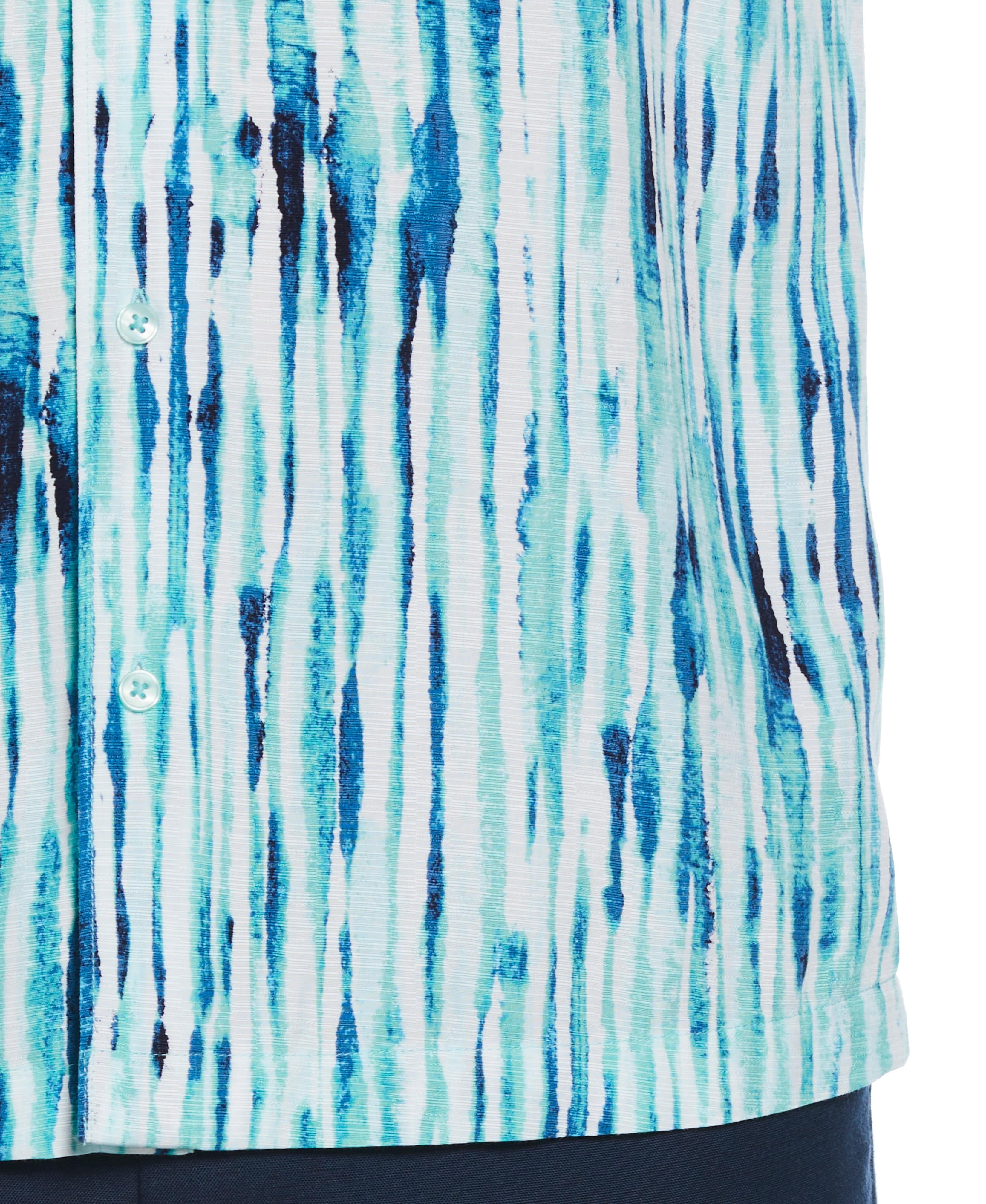 Watercolor Stripe Print Shirt - Image 4